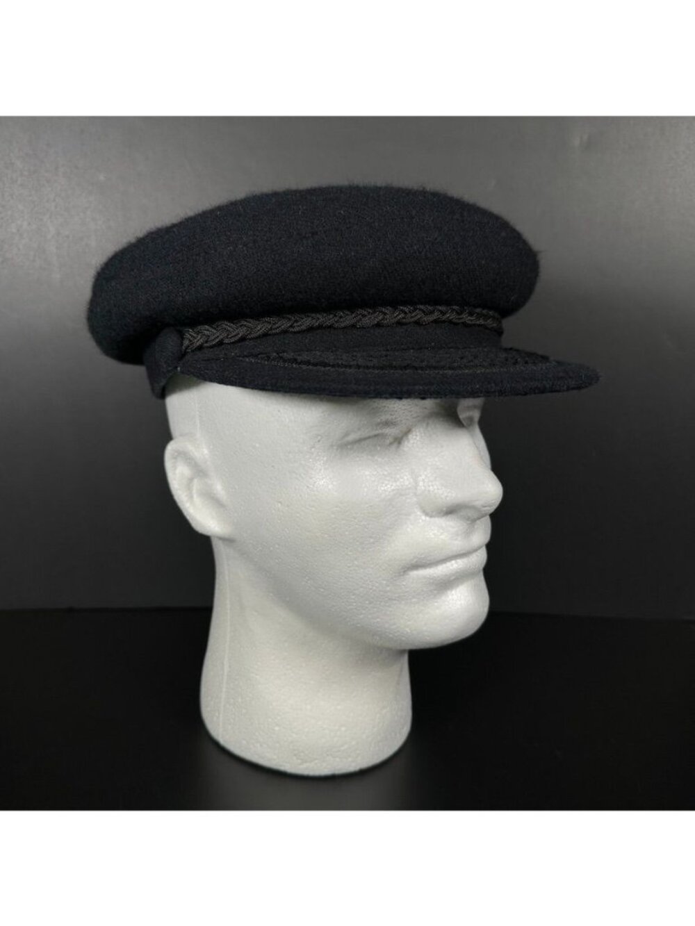 Vintage YOUNG AN Newsboy Cabbie Cap Golf Hat Wool Blend Mens Size MEDIUM